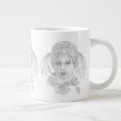 Der Cassandra des Engels Jumbo-Tasse (Rechts)