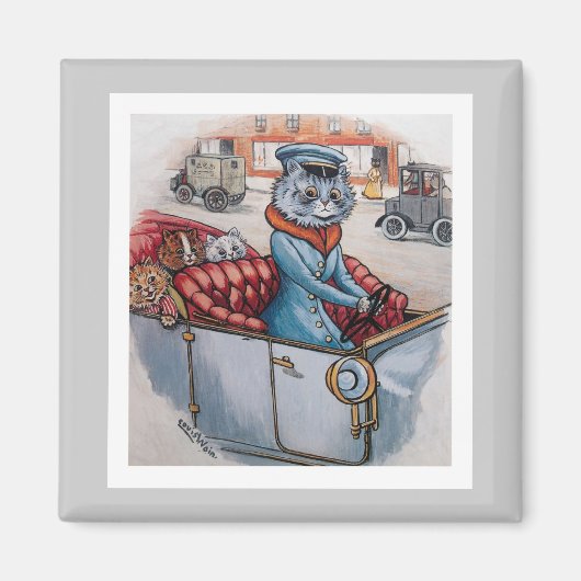 Der Cat Chauffeur Magnet (Vorne)