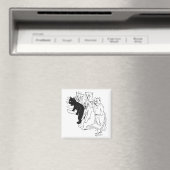 Der Cat Chorus Magnet (In Situ (Geschirrspüler))