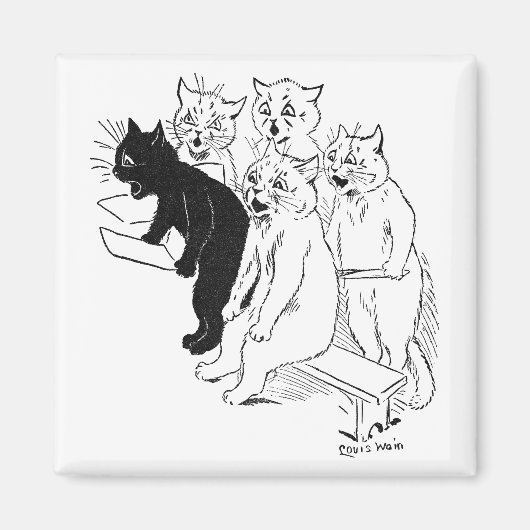 Der Cat Chorus Magnet (Vorne)