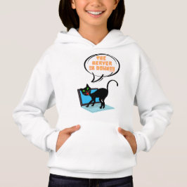 Der Cat-Sprichwort-Server ist ausgefallen Hoodie