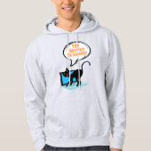 Der Cat-Sprichwort-Server ist ausgefallen Hoodie (Vorderseite)