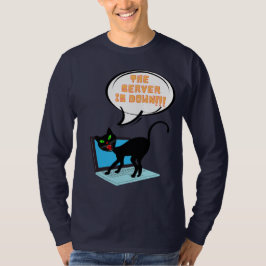 Der Cat-Sprichwort-Server ist ausgefallen T-Shirt