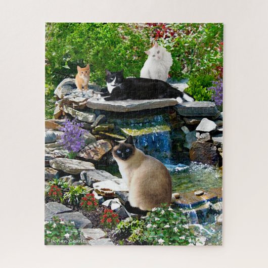 Der Cat-Wellness-Center Puzzle (Vertikal)