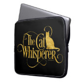 Der Cat Whisperer Laptopschutzhülle (Vorderseite Links)