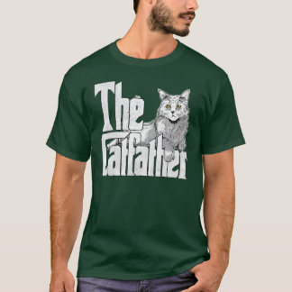 Der Catfather Maine Cat Father Mafia Whiskers Jung T-Shirt