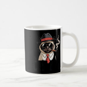 Der Catfather Siamese Katzenvater Glücklicher Vate Kaffeetasse
