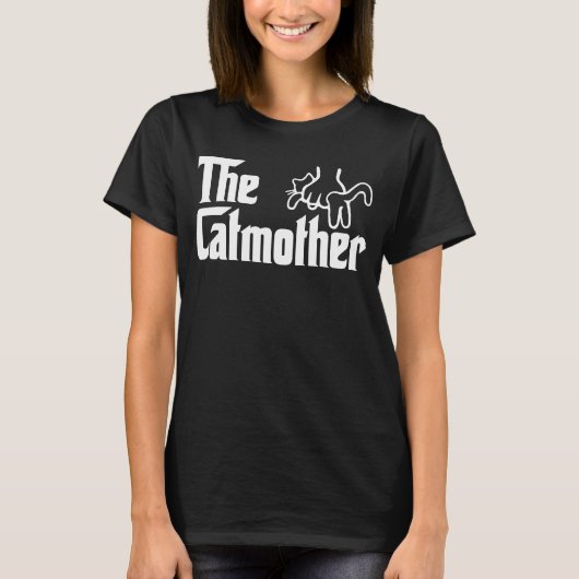 Der Catmother Cat Mama Mütter Day T-Shirt (Vorderseite)