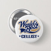 Der Cellist-Musik-Geschenk der Welt bestes Button (Vorne & Hinten)