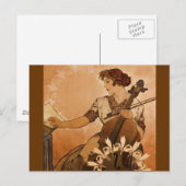 Der Cellist Postkarte (Vorne/Hinten)