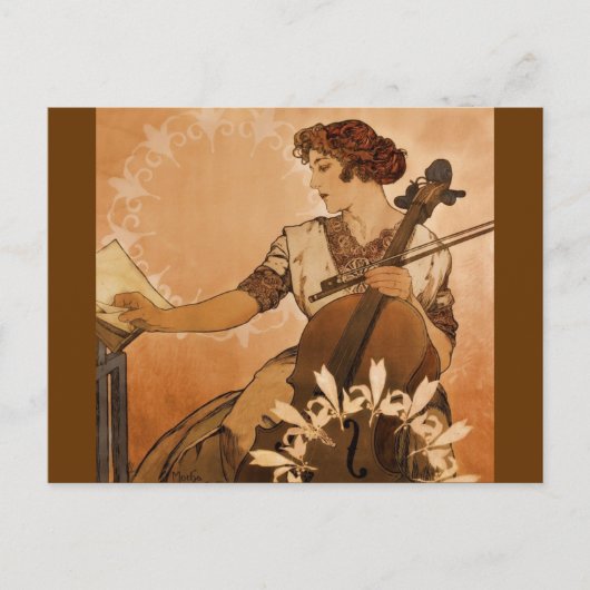 Der Cellist Postkarte (Vorderseite)
