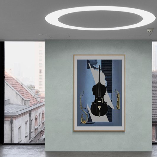 Der Cello Leinwanddruck