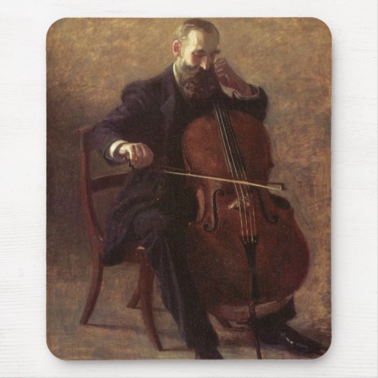 Der Cello Player Mousepad (Vorne)
