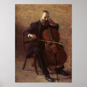Der Cello Player Poster