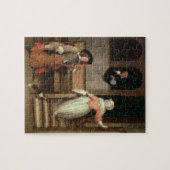 Der cello-Spieler, c.1700 (Öl auf Leinwand) Puzzle (Horizontal)