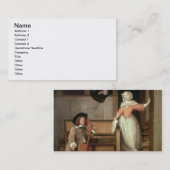 Der cello-Spieler, c.1700 (Öl auf Leinwand) Visitenkarte (Vorne/Hinten)