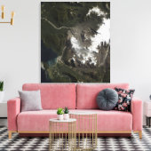 Der Chaità   ½ n Volcano Leinwanddruck (Insitu (Wohnzimmer))