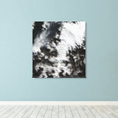 Der Chaiten-Vulkan im Chile Leinwanddruck (Insitu (Holzboden))