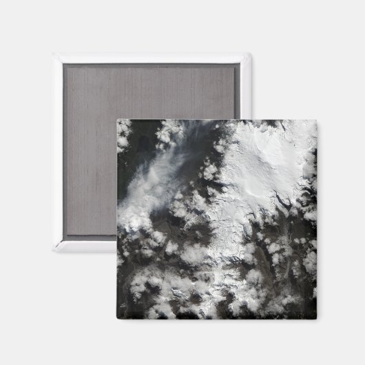 Der Chaiten-Vulkan im Chile Magnet (Vorderseite/Rückseite)