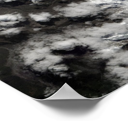 Der Chaiten-Vulkan im Chile Poster (Ecke)