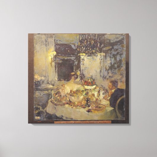 Der Champagner Leinwanddruck (Vorderseite)