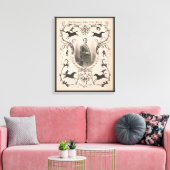 Der Champion Rider der Welt, Charles W. Fish. Leinwanddruck (Insitu (Wohnzimmer))