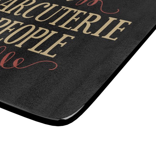 Der Charcuterie ist Leute Schneidebrett (Ecke)
