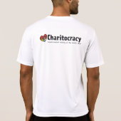 Der Charitocracy der Männer Workout-Shirt T-Shirt (Rückseite)