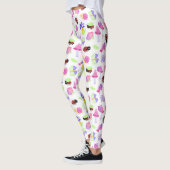 Der Charme der Natur bezaubernd Ladybug-Pilzfeder Leggings (Links)
