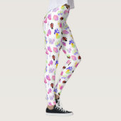 Der Charme der Natur bezaubernd Ladybug-Pilzfeder Leggings (Rechts)