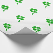 Der Charme des Grünen St. Patrick Tag Geschenkpapier (Ecke)