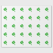 Der Charme des Grünen St. Patrick Tag Geschenkpapier (Flach)