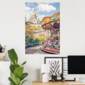 Der Charme von Paris Poster (Heimbüro)