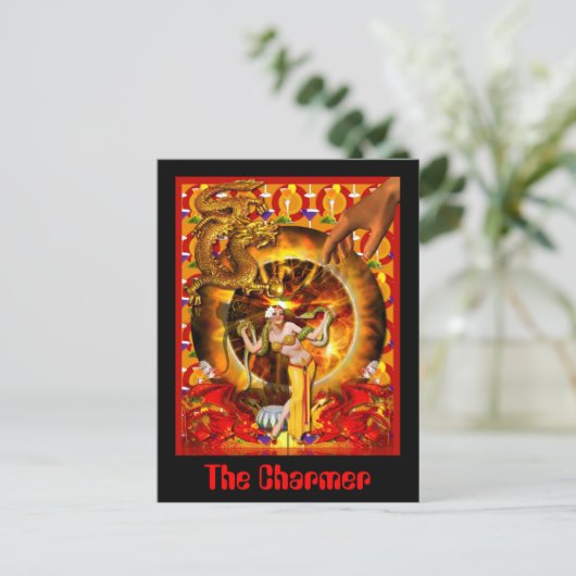 Der Charmer Postkarte (Stehend Vorderseite)