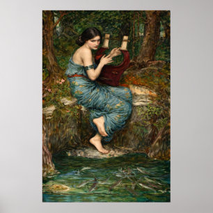 Der Charmer von John William Waterhouse Poster