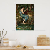 Der Charmer von John William Waterhouse Poster (Küche)