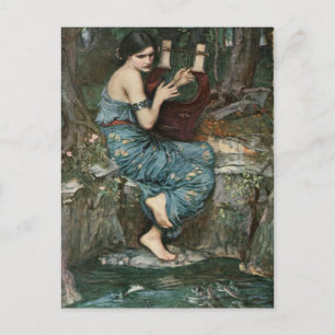 Der Charmer von John William Waterhouse Postkarte