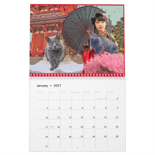 Der Chartreux-Kalender Kalender (Jan 2027)