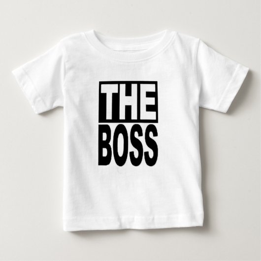 Der Chef-Baby-T - Shirt (Vorderseite)