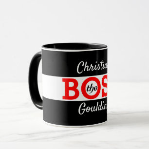 Der Chef / Der Boss mit Ihrem Namen Tasse
