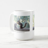 "Der Chef-" Eichhörnchen Kaffeetasse (Vorderseite Links)