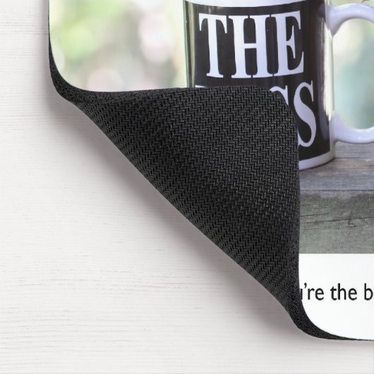 "Der Chef-" Eichhörnchen Mousepad (Ecke)