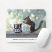 "Der Chef-" Eichhörnchen Mousepad (Mit Mouse)