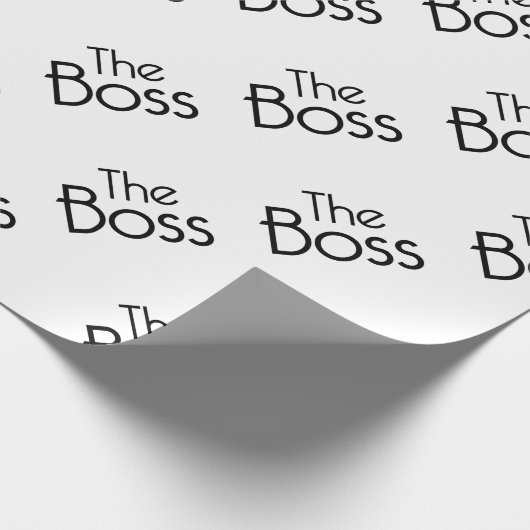 Der Chef Geschenkpapier (Ecke)