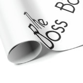 Der Chef Geschenkpapier (Rolleneckpunkt)