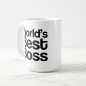 Der Chef-Kaffee-Tasse der Welt beste Kaffeetasse (Vorderseite Links)