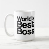 Der Chef-Kaffee-Tasse der Welt beste Kaffeetasse (Links)