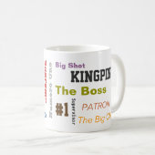 Der "Chef " Kaffeetasse (VorderseiteRechts)