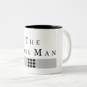 Der CHEF-MANN, Chef Zweifarbige Tasse (VorderseiteRechts)