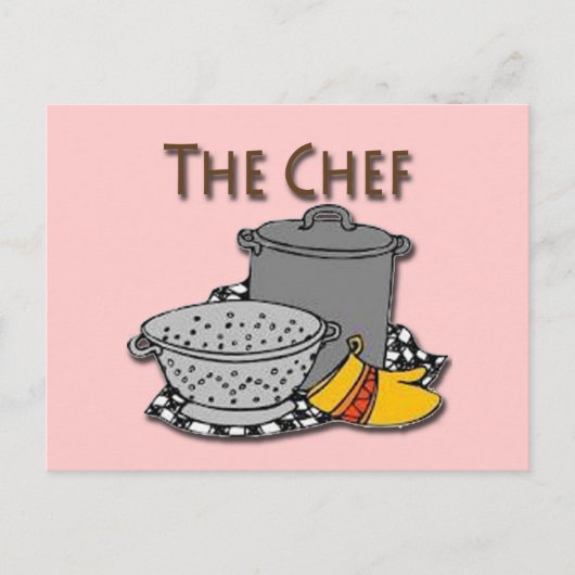Der Chef Pots and Pans Postkarte (Vorderseite)